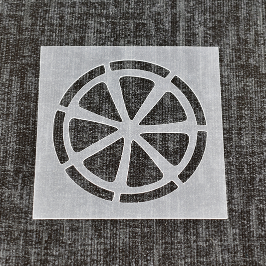 Citrus Slice Stencil