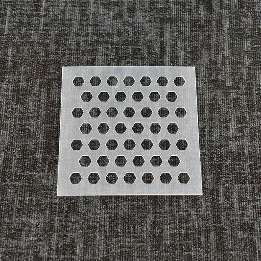 Hexagons Stencil - Design 2