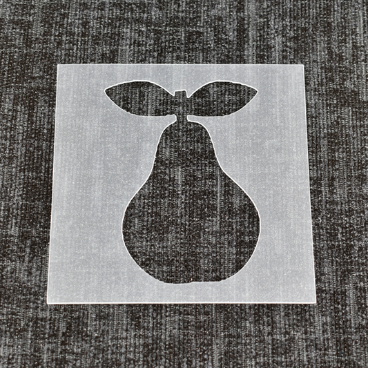 Pear Stencil