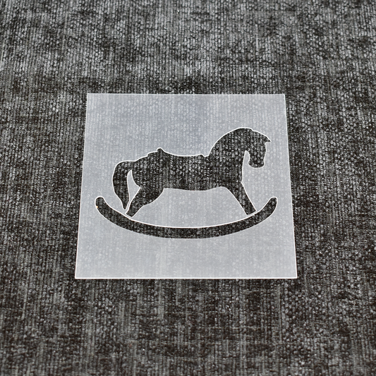 Rocking Horse Stencil