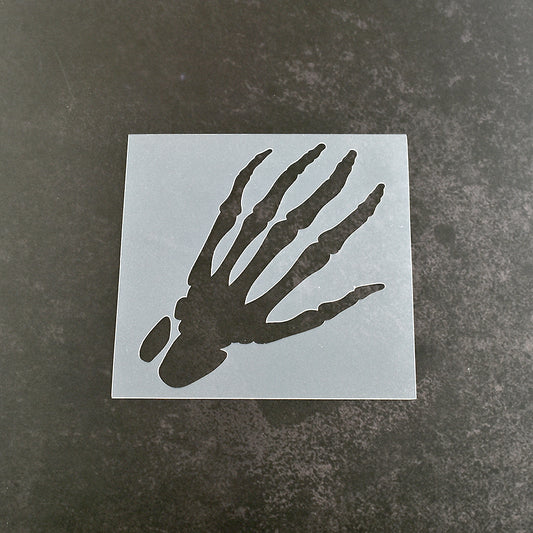 Skeleton Hand Stencil