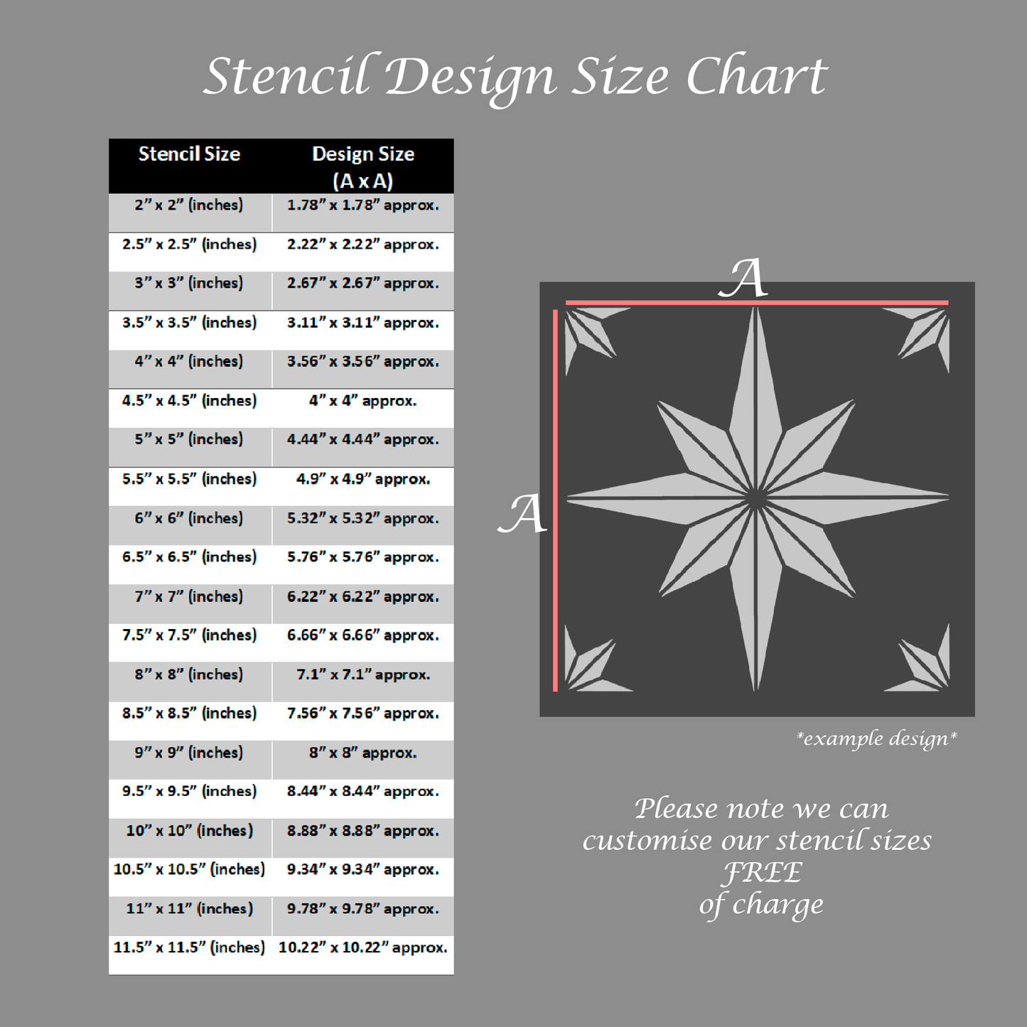 Tile Stencil - Design 09