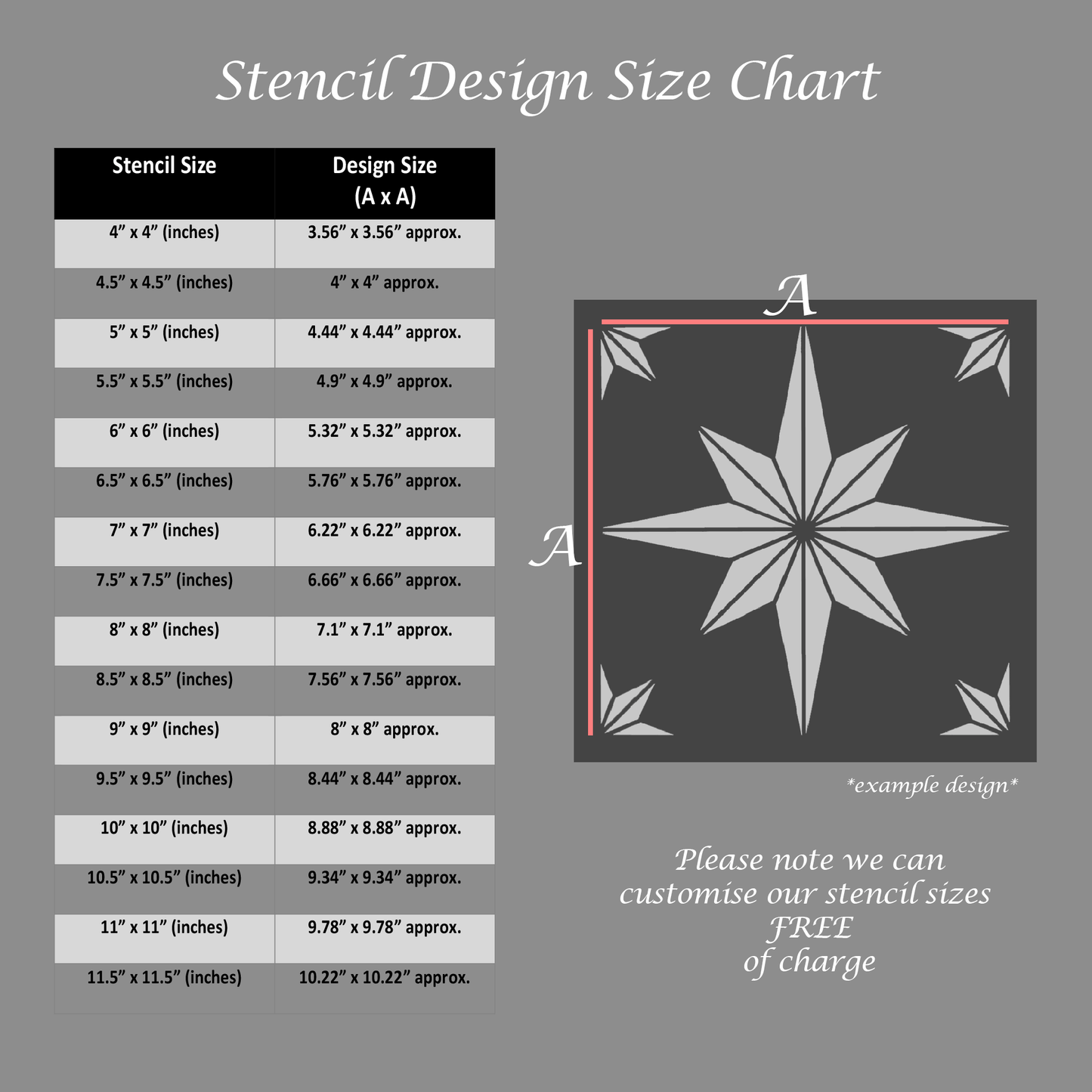 Tile Stencil - Design 12