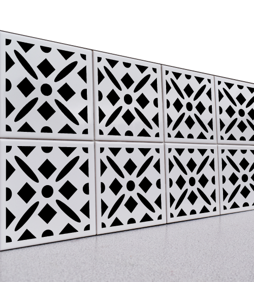 Tile Stencil - Design 13