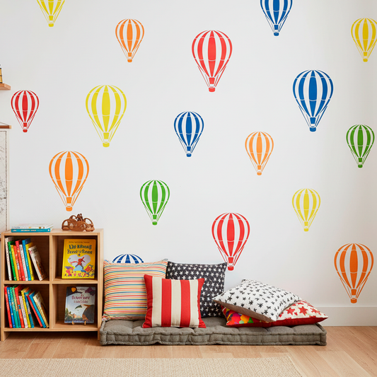 Hot Air Balloon Stencil