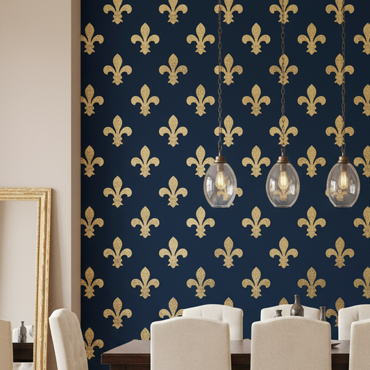 Fleur De Lis Stencil - Design 1