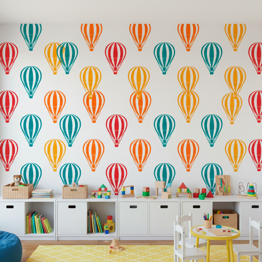 Hot Air Balloon Stencil