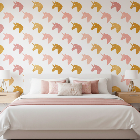 Unicorn Head Stencil
