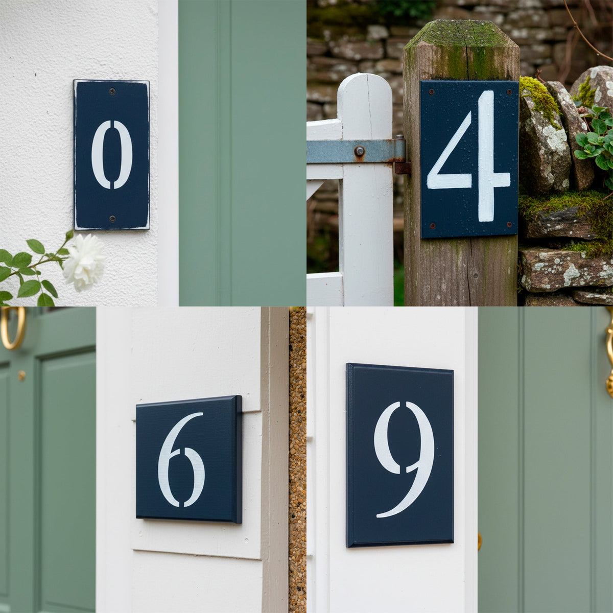 House Number Project Stencils