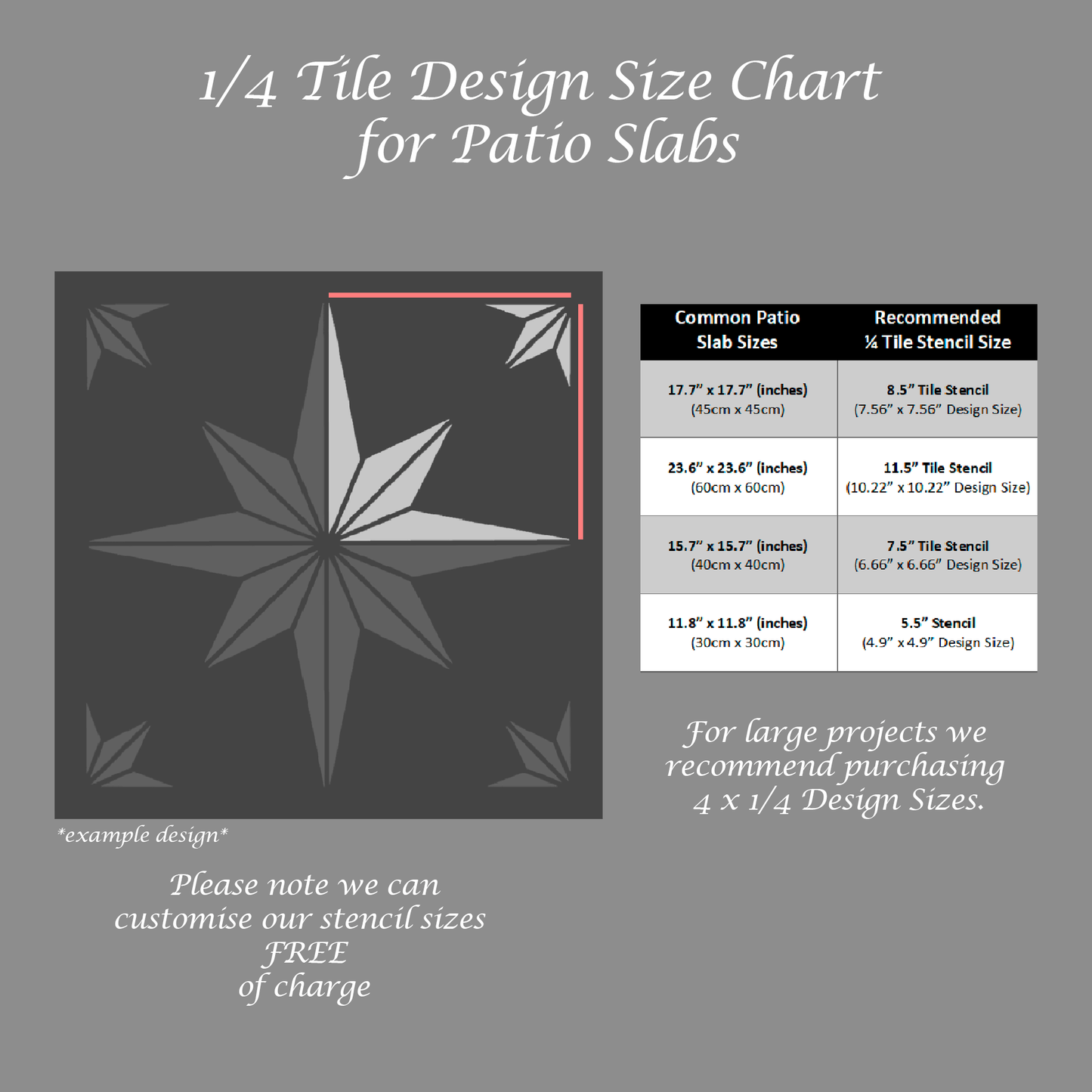 Tile Stencil - Reusable Tile Stencil (TILE_STEN43)