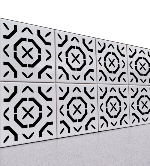 Tile Stencil - Reusable Tile Stencil (TILE_STEN41)