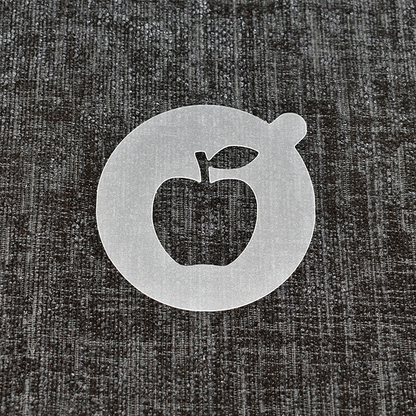 Apple - Reusable Coffee Stencil