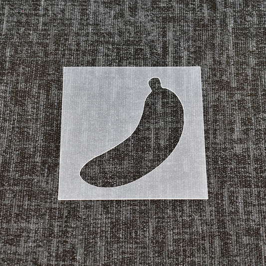 Banana Stencil