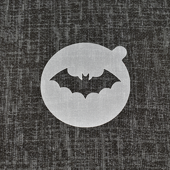 Bat - Reusable Coffee Stencil