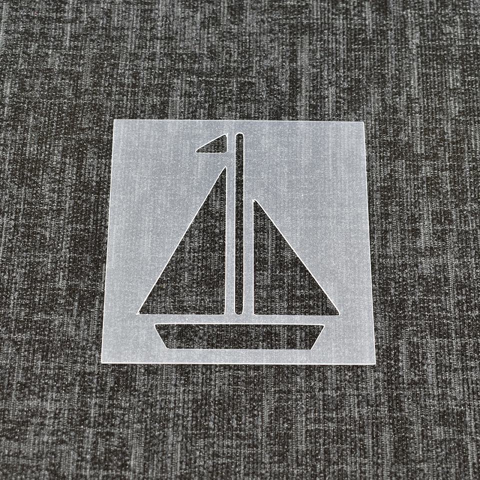 Boat / Ship - Reusable Stencil