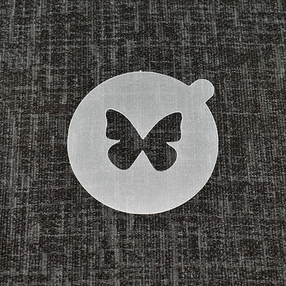 Coffee / Cocktail Stencil - Butterfly Insect - Reusable Stencil