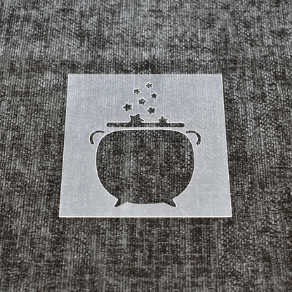 Cauldron - Reusable Halloween Stencil