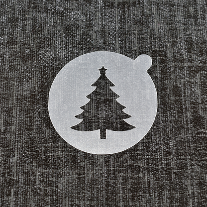 Christmas Tree - Reusable Coffee Stencil