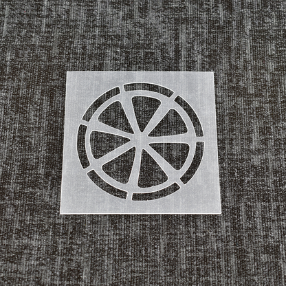 Citrus Slice Stencil