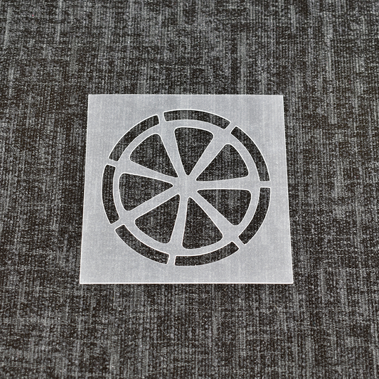 Citrus Slice Stencil