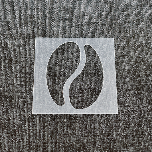 Coffee Bean Stencil
