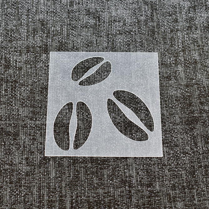 Coffee Beans Stencil