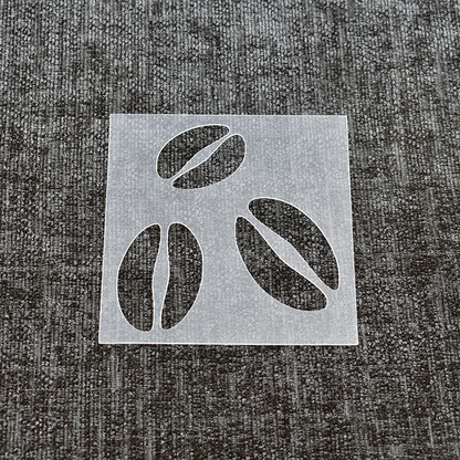 Coffee Beans Stencil