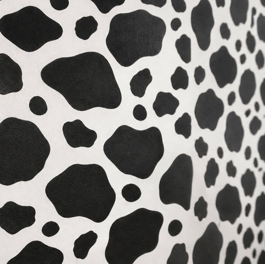 Cowhide Spots Pattern Stencil