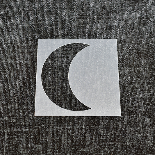 Crescent Moon - Reusable Shape Stencil