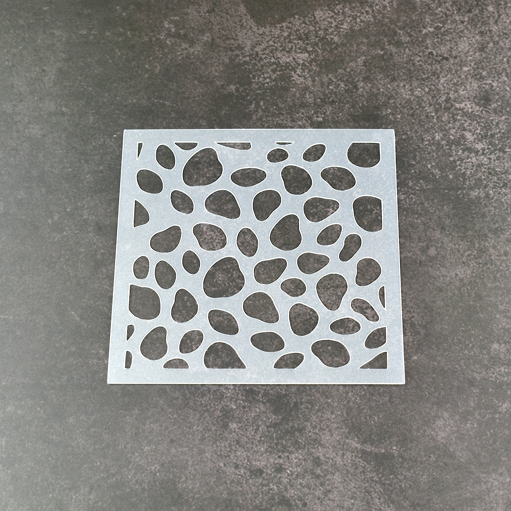 Dalmatian Spots Pattern Stencil