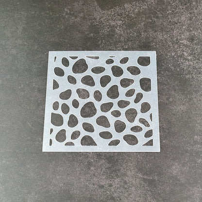 Dalmatian Spots Pattern Stencil