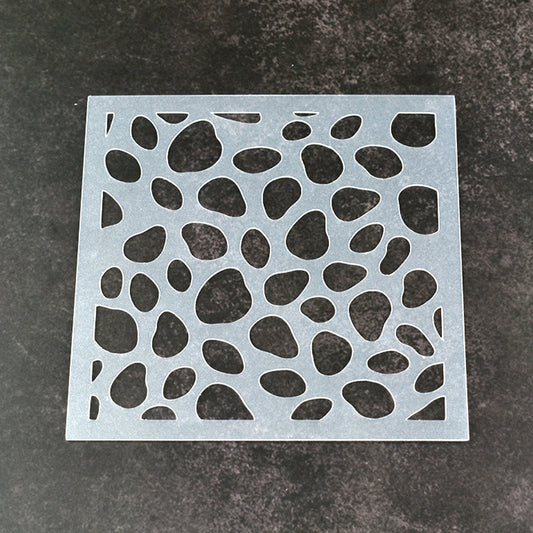 Dalmatian Spots Pattern Stencil