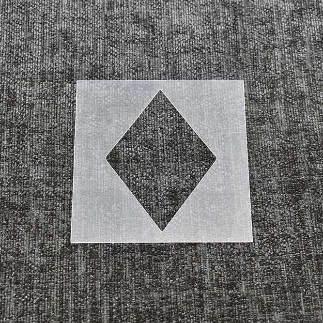 Diamond Card Suit - Reusable Shape Stencil