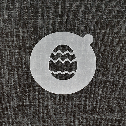 Easter Egg - Reusable Coffee Stencil