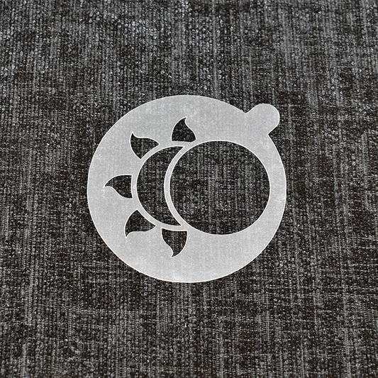 Eclipse (Sun and Moon) - Reusable Coffee Stencil