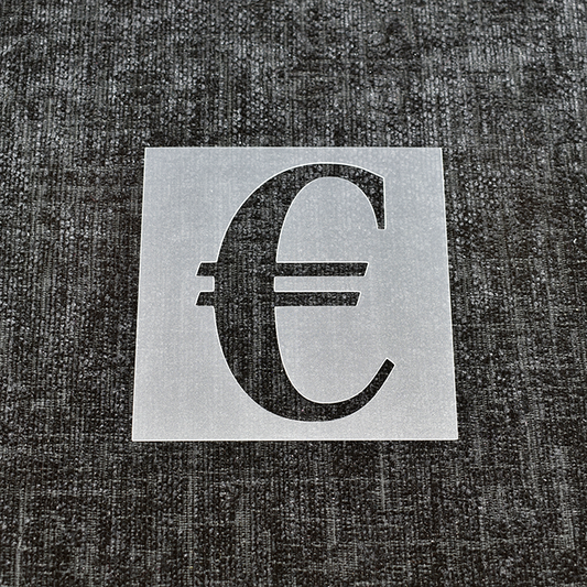 Euro Symbol Stencil