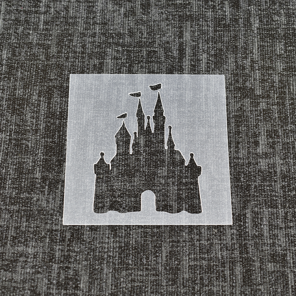 Fantasy Castle Stencil