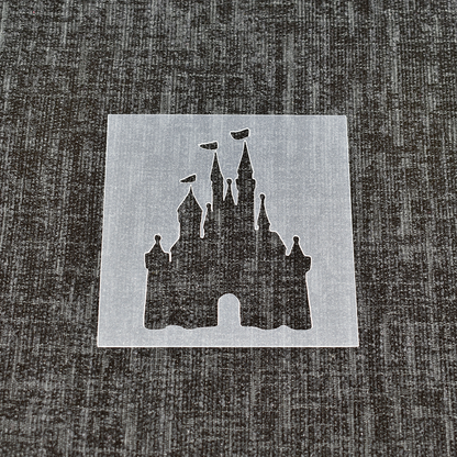Fantasy Castle Stencil