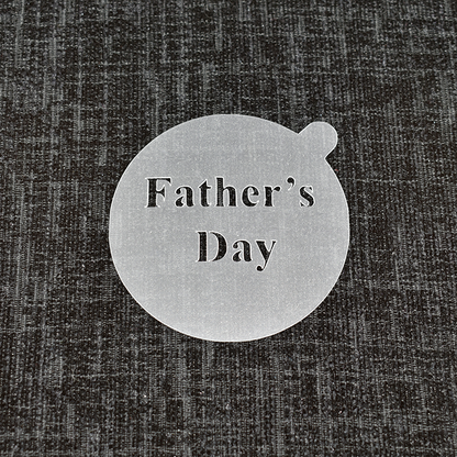 Father's Day - Reusable Coffee Stencil