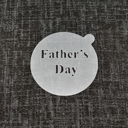 Father's Day - Reusable Coffee Stencil