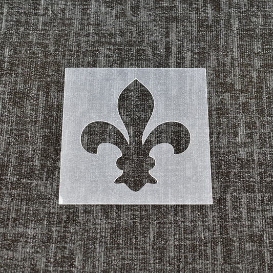 Fleur De Lis - Design 1 - Reusable Stencil