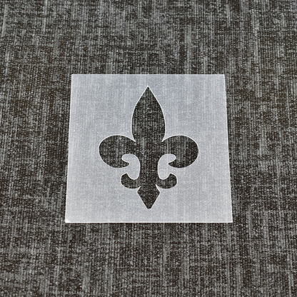 Fleur De Lis - Design 3 - Reusable Stencil