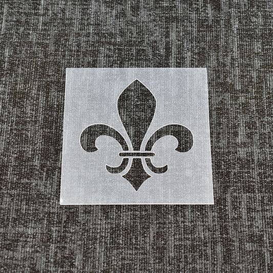 Fleur De Lis - Design 4 - Reusable Stencil