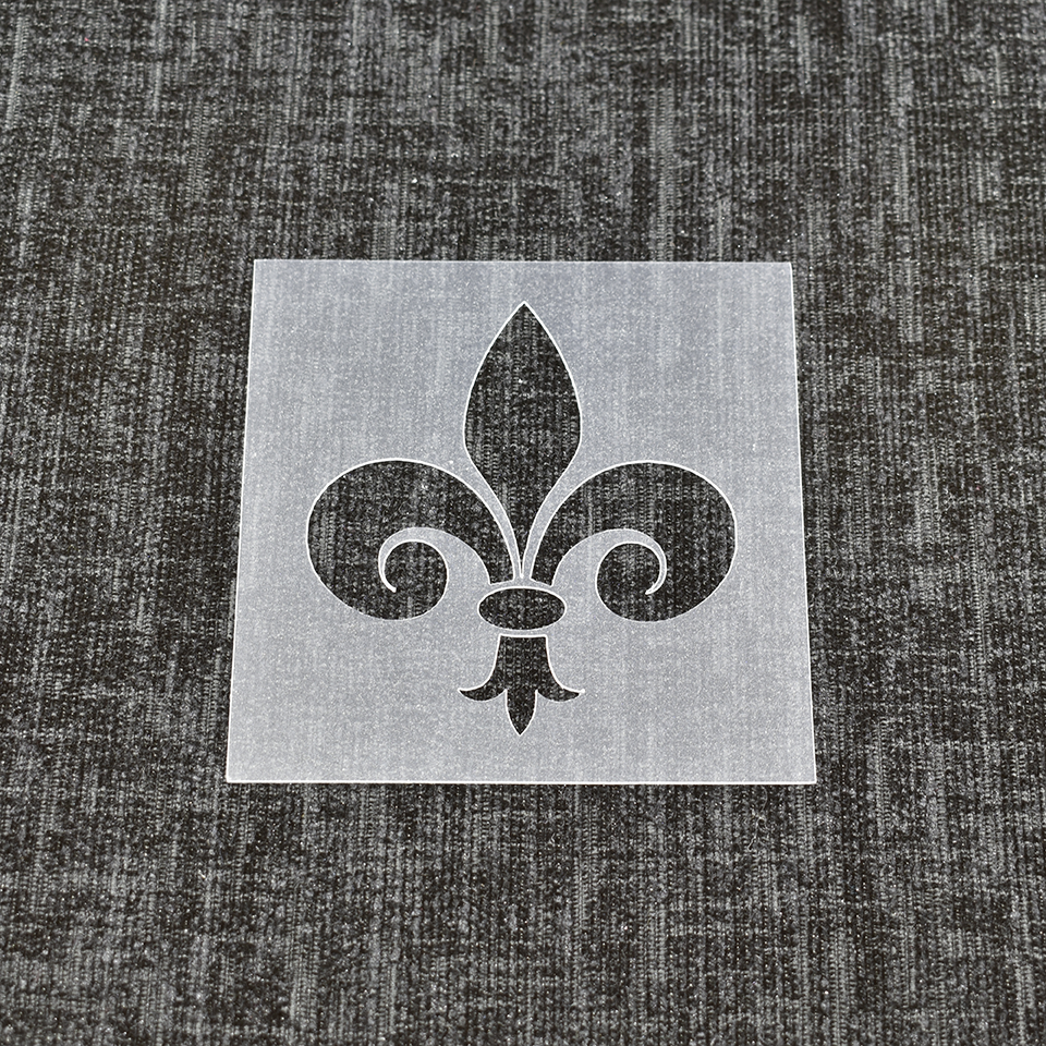 Fleur De Lis - Design 5 - Reusable Stencil