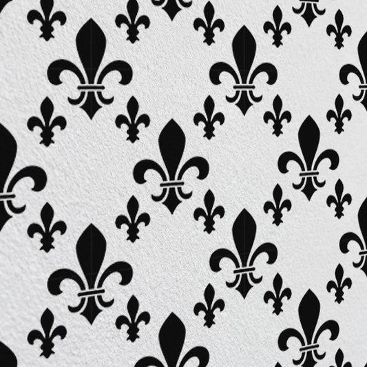 Fleur De Lis Pattern Stencil - Design 1