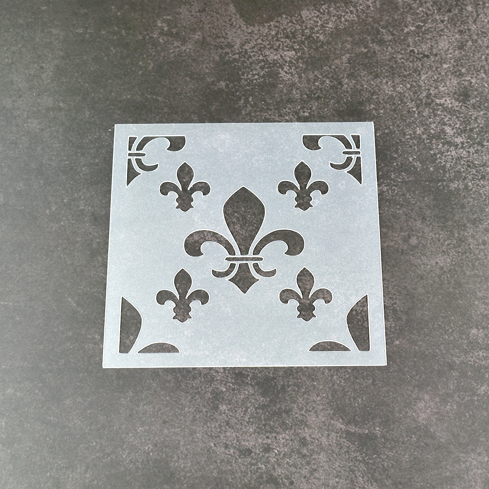 Fleur De Lis Pattern Stencil - Design 1
