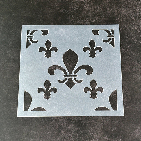 Fleur De Lis Pattern Stencil - Design 1