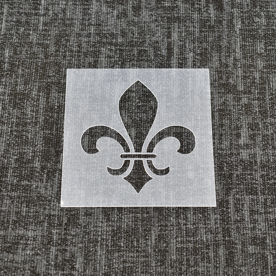 Fleur De Lis Stencil - Design 4