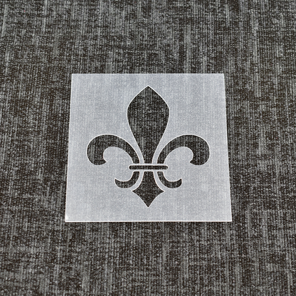 Fleur De Lis Stencil - Design 4