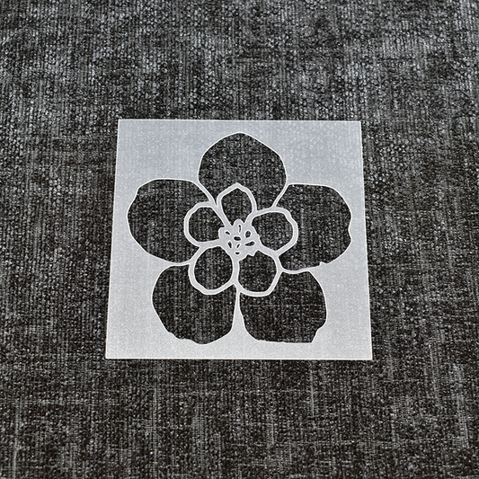 Floral 4 - Reusable High Quality Strong 350 Micron Stencils.